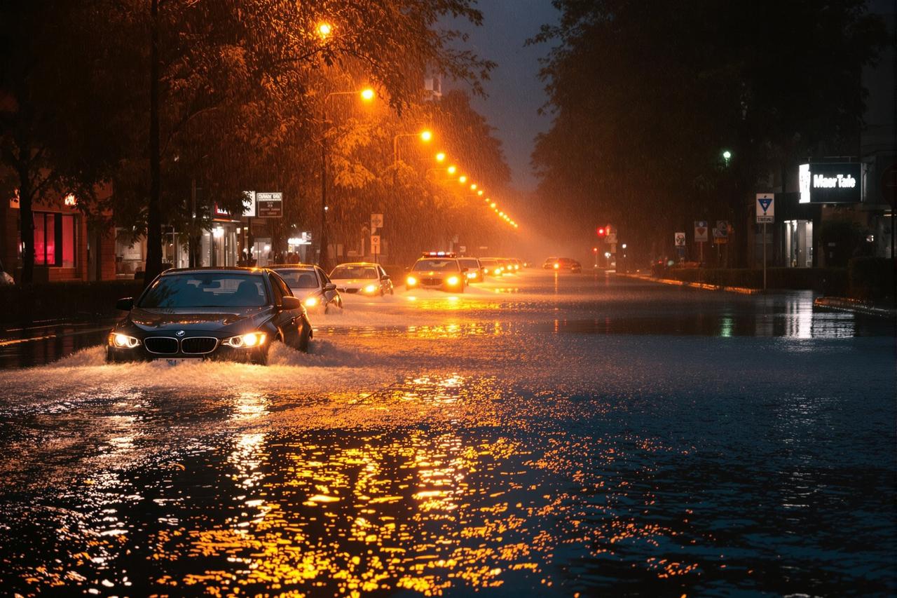 某城市突降特大暴雨,全城开启看海模式 - 爆料吃 某城市突降特大暴雨,全城开启看海模式 - 爆料吃